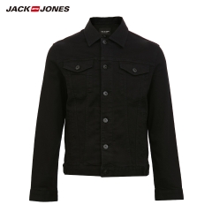JackJones  Fall men's handsome black denim jacket 