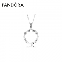 Pandora glittering shards 925 Silver Necklace 3975