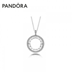 pandora's heart 925 Silver Necklace 397410cz perso